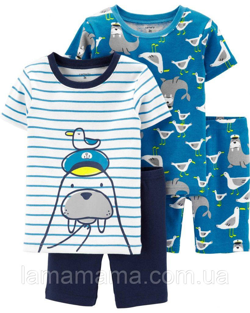 Набір з 2-х бавовняних піжам Морж Картерс, фото 1