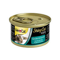 Вологий корм Gimborn ShinyCat з куркою і креветками 70 г