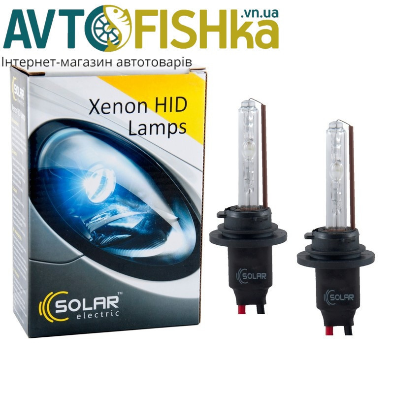 Ксенонова лампа HB3 (9005) 6000k (2 шт.) "SOLAR"