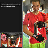 Рукавиці для тренажерного залу, фітнесу чоловічі, жіночі з напульсником (Morethan), фото 6