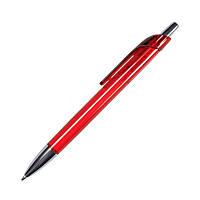 Ручка ber4300 пластиковая, красная, от 100 шт