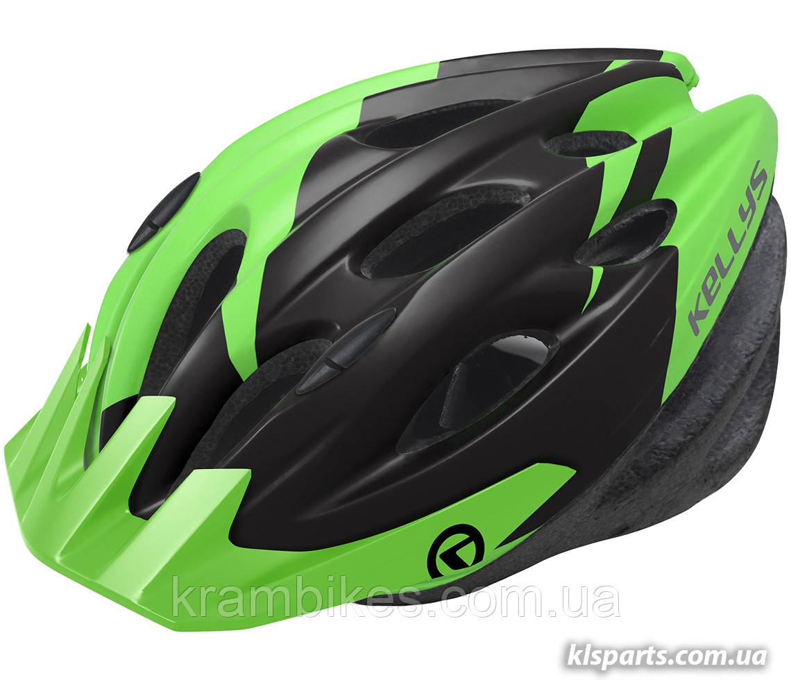 Шолом велосипедний KLS  Blaze 018 Зелений L 58-61см