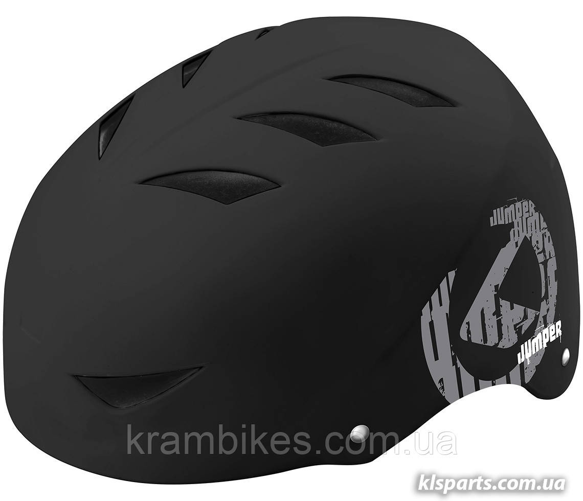 Шолом KLS  JUMPER 018 Чорний/Сірий M/L