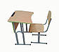 Регульований комплект учнівських меблів, початкова школа НУШ. Шкільна регульована парта, стілець трансформер, фото 5