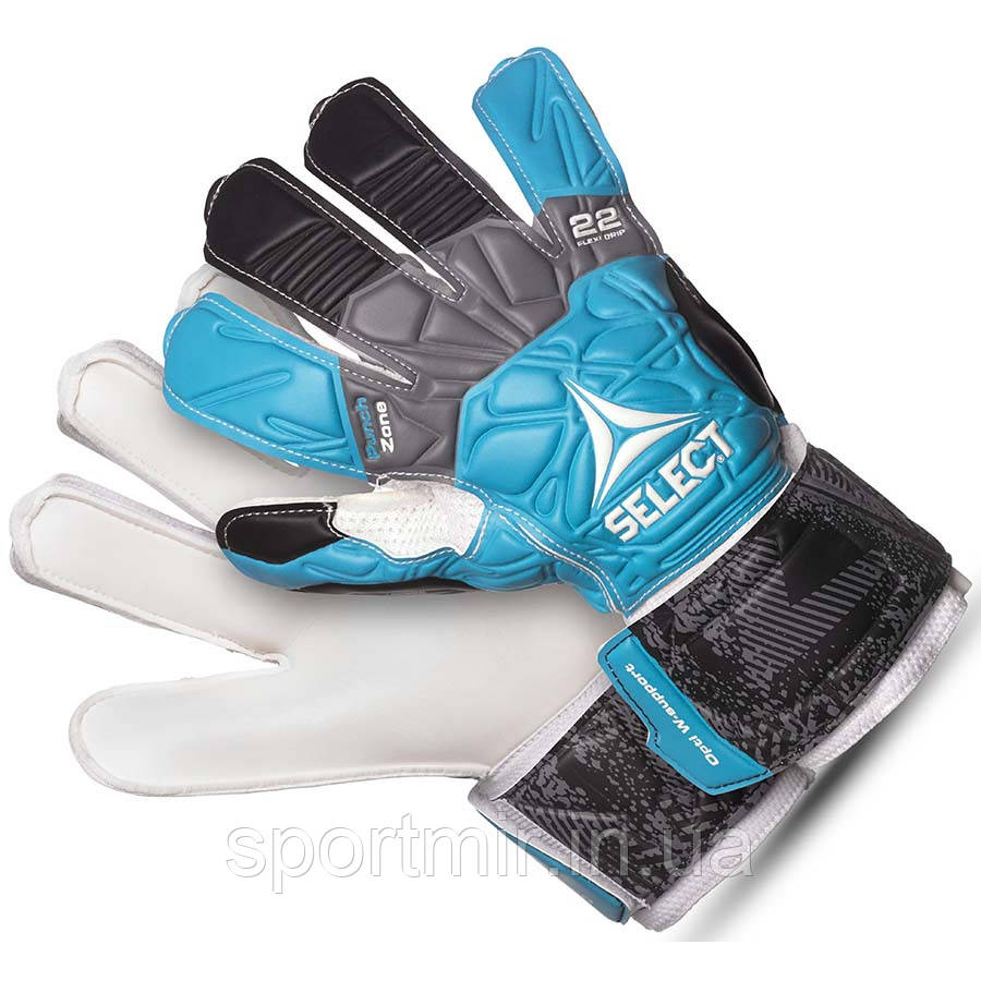 ПЕРЕВАГИ ВЕРЧАТКИ ВІТРИНА SLECT 22 FLEXI GRIP (375) СИН/ЧОРН/БІЛ/СИН, фото 1