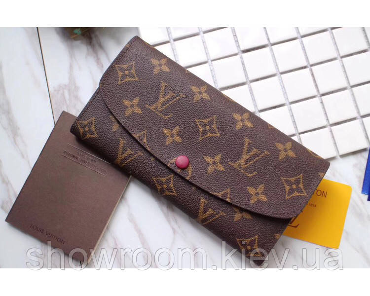 Жіночий місткий гаманець ЛВ (60136) crimson Lux