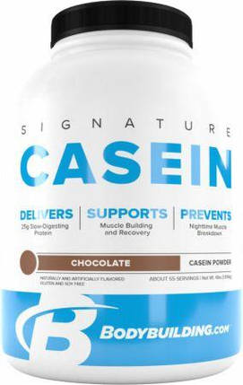 Протеїн казеїновий Bodybuilding Signature Micellar Casein 1800 г ( смак шоколадний мілкшейк ), фото 3