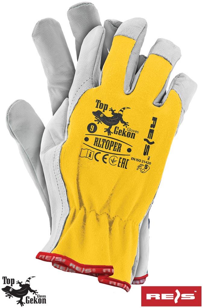Рукавички захисні з високоякісної козячої шкіри RLTOPER YW, фото 1