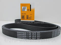Поліклинові (ручейковий) ремінь на Рено Майстер III 2010-> 2.3 dCi (+AC/-AC) — ContiTech (Німеччина)- 7 PK