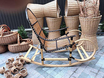 Крісло-гойдалка плетена Арт.12644р, фото 2