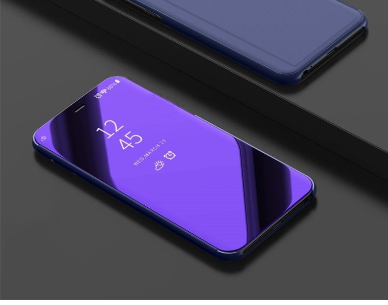 Чохол Mirror для Xiaomi Mi 8 Lite книжка дзеркальна Clear View Purple