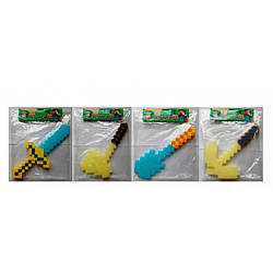 Зброя Minecraft/Майнкрафт зі звуковими та світловими ефектами (4 різновиди)