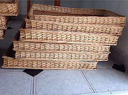 Лотки плетені 35х25х5