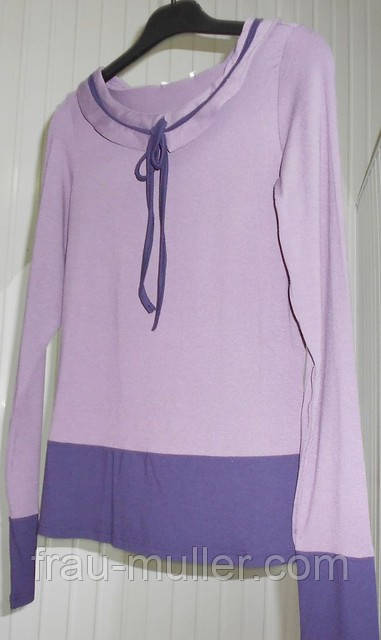 Кофта офісна з двох відтінків бузкового кольору Lookat, фото 1