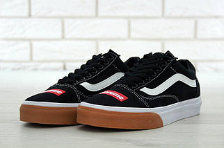 Чоловічі чорні Кеди Vans Old Skool Supreme