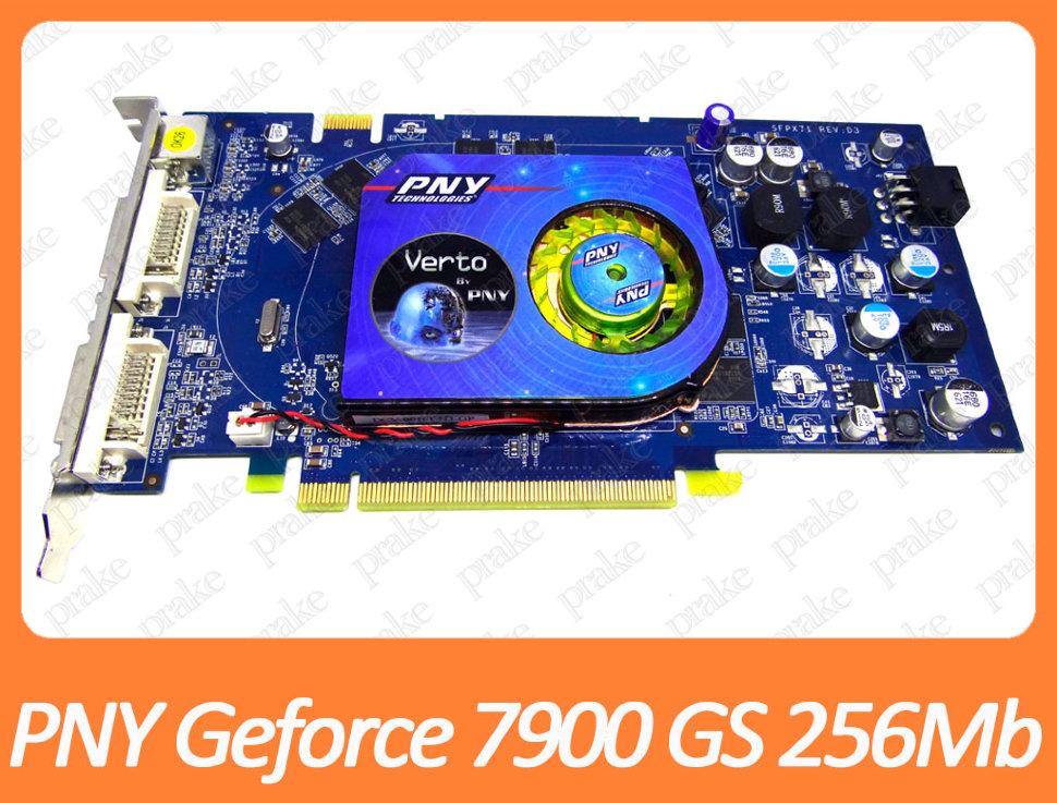 Відеокарта PNY Geforce 7900 GS 256Mb PCI-Ex DDR3 256bit (2 x DVI + S-video)