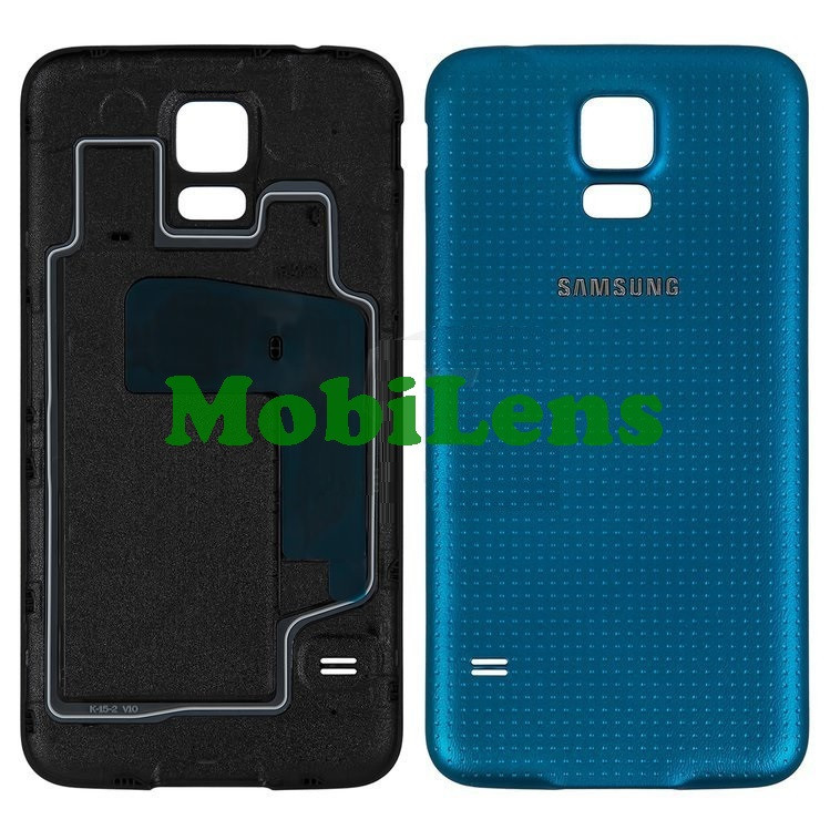 Samsung G900, G900F, G900A, G900H, Galaxy S5 Задня кришка синя