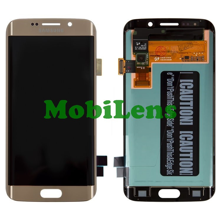 Samsung G925, G925F, Galaxy S6 Edge Дисплей+тачскрин (модуль) золотистий Original (AMOLED)