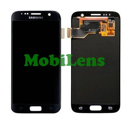 Samsung G930, G930F, Galaxy S7 Дисплей + тачскрин (модуль) чорний Original (AMOLED), фото 1