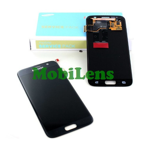Samsung G930, G930F, Galaxy S7 Дисплей + тачскрин (модуль) чорний Original (AMOLED) *Service Pack GH97-18523
