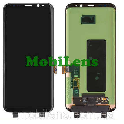 Samsung G955, G955F, Galaxy S8 Plus Дисплей+тачскрин (модуль) чорний Original (AMOLED), фото 1