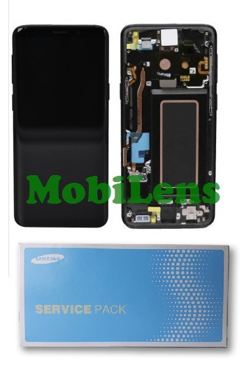 Samsung G960, G960F, Galaxy S9 Дисплей + тачскрин * у сірій рамці Titanium Gray Original (AMOLED) *Service Pack