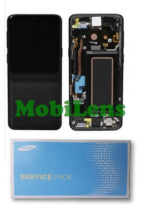 Samsung G960, G960F, Galaxy S9 Дисплей + тачскрин * у сірій рамці Titanium Gray Original (AMOLED) *Service Pack, фото 1