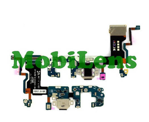 Samsung G965, G965F, Galaxy S9 Plus Шлейф із роз'ємом заряджання та мікрофоном, фото 1