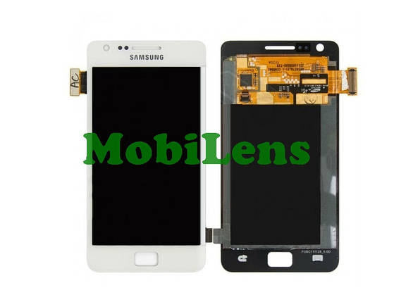 Samsung i9100, Galaxy S2 Дисплей + тачскрин (модуль) білий Original (AMOLED), фото 1
