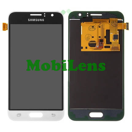 Samsung J120, J120H, Galaxy J1 (2016) Дисплей + точскрин (модуль) білий (TFT) * з регулюванням яскравості, фото 1