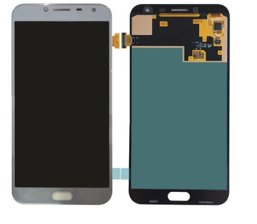 Samsung J400, J400F, Galaxy J4 (2018) Дисплей+тачскрин(модуль) серебристо-голубой Original (AMOLED)