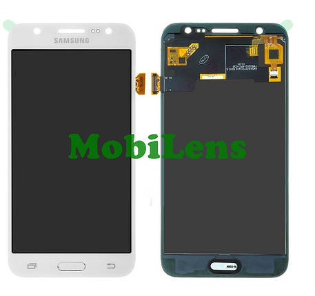 Samsung J500, J500H, Galaxy J5 (2015) Дисплей + точскрин (модуль) білий LowQuality TFT * з регулюванням яскравості, фото 1