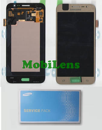 Samsung J500, J500H, Galaxy J5 (2015) Дисплей+тачскрин(модуль) золотистый Original (AMOLED) *Service Pack, фото 1