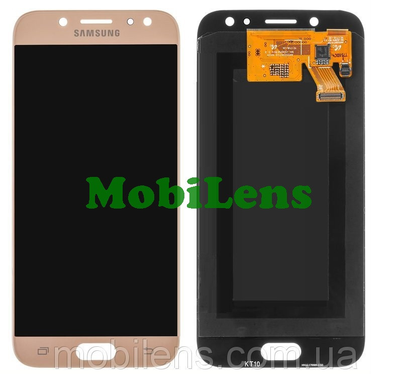 Samsung J530, J530F, Galaxy J5 (2017) Дисплей+тачскрин(модуль) золотистый Original (AMOLED)