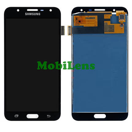 Samsung J701, J701F, Galaxy J7 Neo, Galaxy J7 Core Дисплей + точскрин чорний LowQuality TFT *з регулюванням яскравості, фото 1