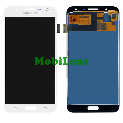 Samsung J701, J701F, Galaxy J7 Neo, Galaxy J7 Core Дисплей + точскрин сріблясто-білий LowQuality TFT *с, фото 1