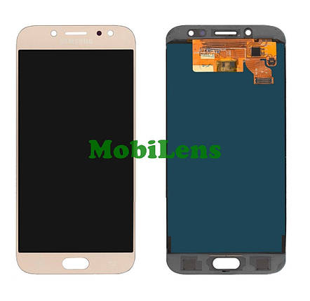 Samsung J730, J730F, Galaxy J7 Pro (2017) Дисплей + точскрин (модуль) золотистий LowQuality TFT *з регулюванням, фото 1