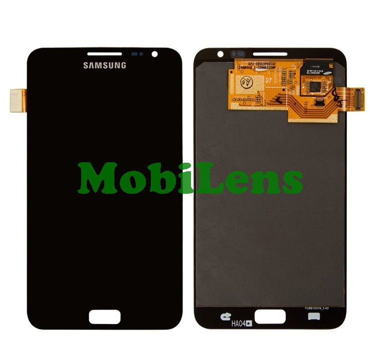 Samsung N7000, i9220, Galaxy Note, Note 1 Дисплей + сталь (модуль) чорний Original (AMOLED)