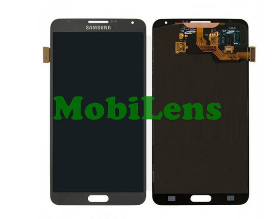 Samsung N900, N9000, N9005, N9006, Galaxy Note 3 Дисплей+тачскрин (модуль) темно-сірий Original (AMOLED), фото 1