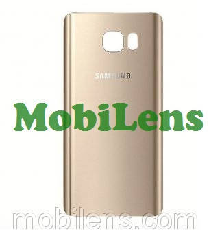Samsung N920, N9200, Galaxy Note 5 Задня кришка золотиста, фото 1