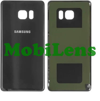 Samsung N930, N930F, Galaxy Note 7 Задня кришка чорна, фото 1