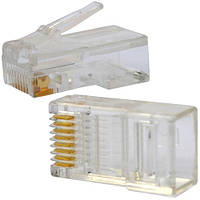 Роз'єми комп'ютерні, телефонні (RJ45 (8P8C), RJ11 (6Р4С), RJ12 (6Р6С), 4Р4С)