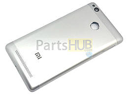 Задня кришка Xiaomi Redmi 3s, Redmi 3S Pro, оригінал Китай срібляста