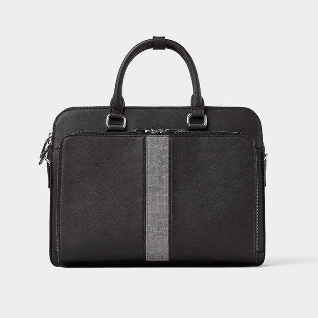 Черный мужской портфель Zara
