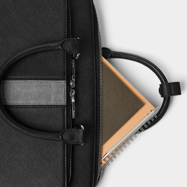 Чорний чоловічий портфель Zara