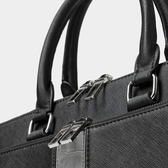 Чорний чоловічий портфель Zara