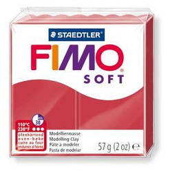 Пластика Soft, Вишнева, 57 г, Fimo