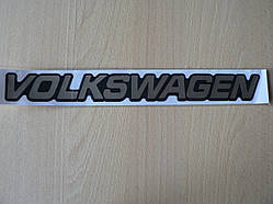Наклейка s орнамент задній Volkswagen 302х34х1.2 мм силіконова на мікроавтобус напис авто Волкваген