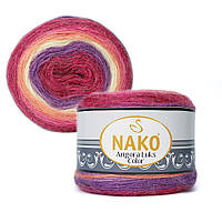 Пряжа Nako Angora Luks Color 81917, Ангора Люкс Колор