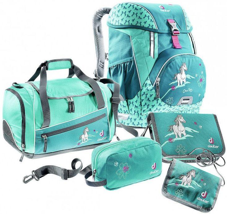 Школьный набор DEUTER ONETWO SET - HOPPER 3880117 3037 (SET), 20л, бирюзовый